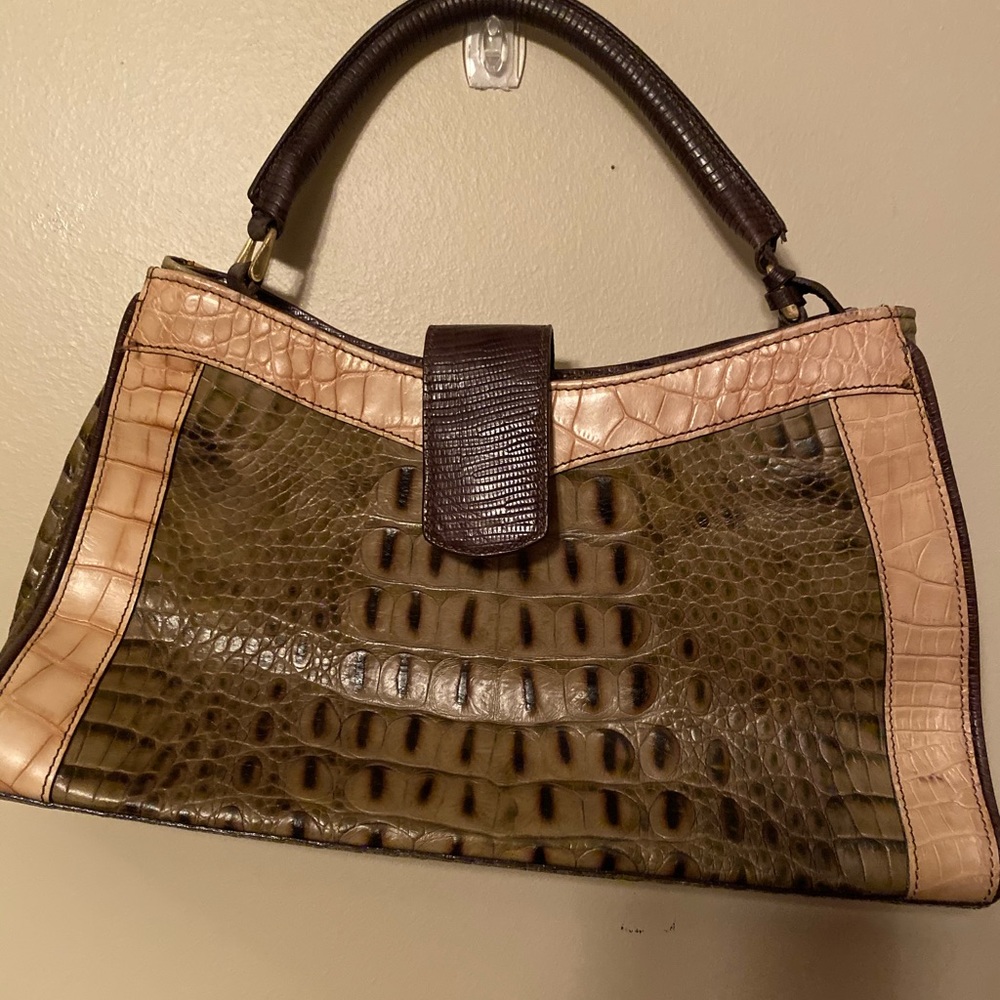 Brahmin Deep green bag